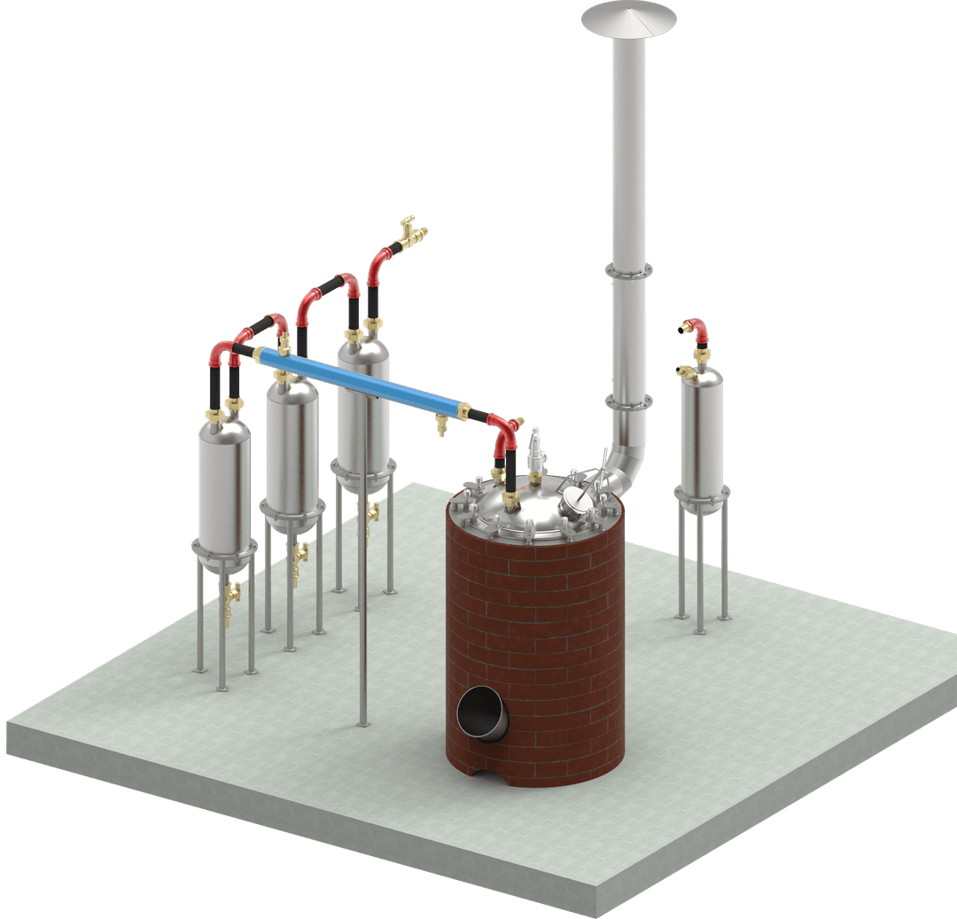 Simple Pyrolysis System